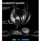 SteelSeries - Arctis Nova Pro - Gamingheadset - Zwart - Hi-Res Audio - 360° Ruimtelijke Audio