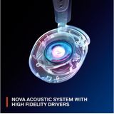 SteelSeries Arctis Nova 7P Wireless Multi-Plattform Gaming-Headset– PS5,PC – Magnetische Neodym-Treiber– 2,4 GHz + Mischbarer Bluetooth-Sound – 38 Std. Akkulaufzeit– ClearCast Gen 2 KI-Mik