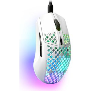 SteelSeries - Aerox 3 - Bedrade Gaming Muis - Snow/Wit