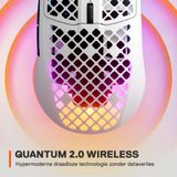 Steelseries - Aerox 3 Wireless - Gamingmuis - Wit - Lichtgewicht