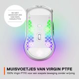 Steelseries - Aerox 3 Wireless - Gamingmuis - Wit - Lichtgewicht