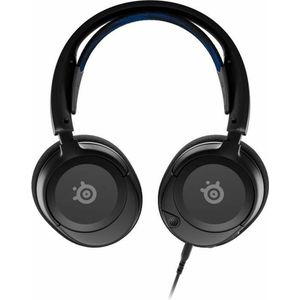 SteelSeries Arctis Nova 1P Gaming Headset met meerdere systemen, hifi met drivers, 360° ruimtelijk geluid, oorkussens van traagschuim, ruis-onderdrukkende microfoon, PS5, PS4, PC, Switch, Xbox, zwart