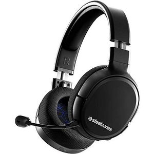 SteelSeries 1, Arctis 1 draadloze gaming-hoofdtelefoon, USB-C draadloze connectiviteit, afneembare Clearcast-microfoon, voor pc, PS5, Nintendo Switch, Android, pc, PS4, zwart