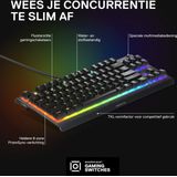 SteelSeries - Apex 3 TKL - Gaming Toetsenbord - Zwart - RGB - Waterbestendig