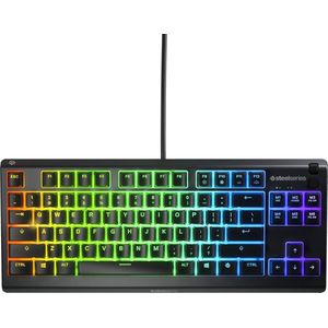 SteelSeries - Apex 3 TKL - Gaming Toetsenbord - Zwart - RGB - Waterbestendig