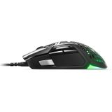 SteelSeries Aerox 5 - RGB Gaming-Mouse mit Öffnungen in der Oberfläche - Federleicht und wasserabweisend - Optischer TrueMove Air-Sensor mit 18.000 DPI