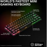 SteelSeries - Apex Pro Mini Wireless - Gaming Keyboard - US Layout - Zwart