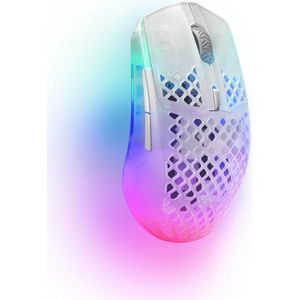 SteelSeries - Aerox 3 - Draadloze Muis - Ghost Edition - Ergonomisch - Optisch - 6 Knoppen - USB-C
