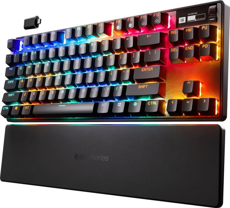 SteelSeries - Apex Pro TKL Wireless - Gamingtoetsenbord - Draadloos - PBT Keycaps - Amerikaanse Lay-out