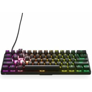 SteelSeries Apex Pro Mini - Mechanisch gaming-toetsenbord - snelste toetsenbord - instelbare bediening - compact formaat 60% - lay-out in het Frans (AZERTY)