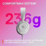 SteelSeries - Arctis Nova 1 - Bedraad - Wit - ComfortMax Systeem