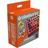 SteelSeries PrismCaps Double Shot keycaps-set met pudding-effect, compatibel met alle gangbare mechanische toetsenborden, MX-stamper, zwart (Duitse toetsenbord)