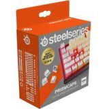 SteelSeries PrismCaps Double Shot keycaps-set met ""Pudding""-look, compatibel met alle gangbare mechanische toetsenborden, MX-stamper, wit, Duits toetsenbord