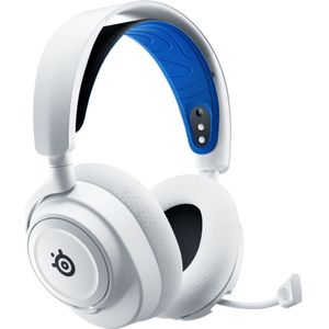 SteelSeries Arctis Nova 7P (Bedraad, Draadloze), Gaming headset, Blauw, Wit