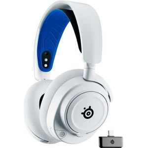SteelSeries Arctis Nova 7P Draadloze Gaming Headset Wit PS5/PS4