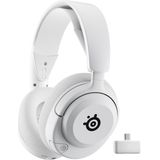 SteelSeries Arctis Nova 5 Wireless - Gaming Headset- Multi-System -PC,PS5,Switch 2 - Magnetische Neodym-Treiber -Über 100 Audio Presets - 60H Akkulaufzeit - 2,4 GHz oder BT-ClearCast Gen2.X-Mik -Weiß