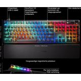 SteelSeries - Apex Pro Gen 3 - Gaming Toetsenbord - US Layout - Zwart - HyperMagnetic