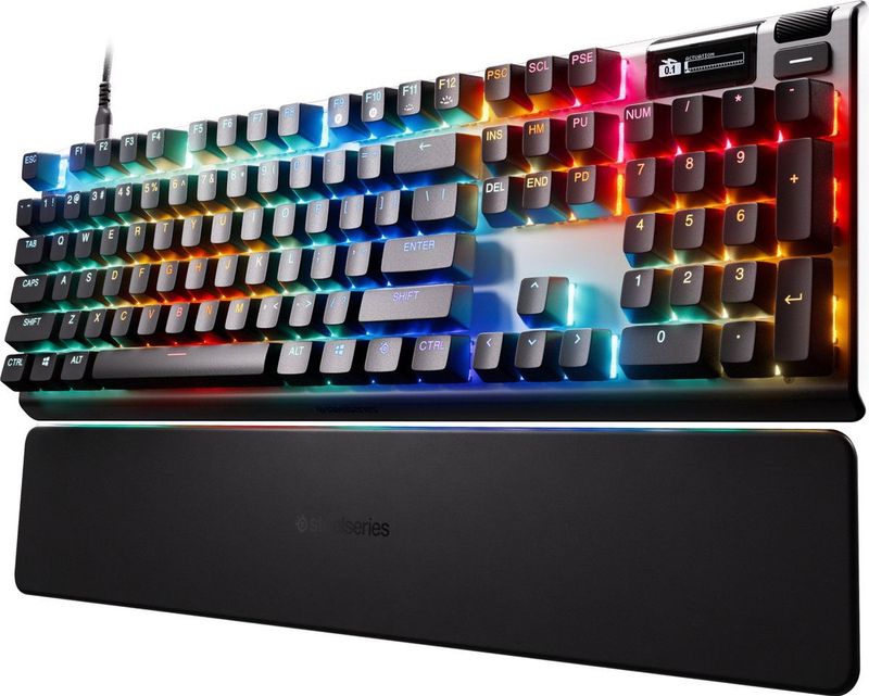 SteelSeries - Apex Pro Gen 3 - Gaming Toetsenbord - US Layout - Zwart - HyperMagnetic