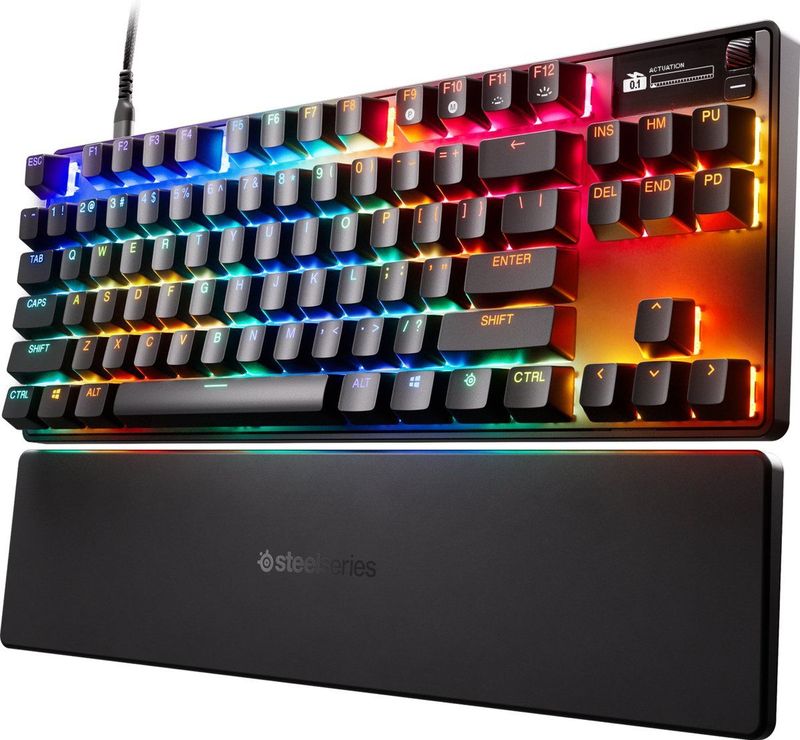 SteelSeries Apex Pro TKL Gen 3 Mechanisch Gaming Keyboard - US Layout - Rapid Tap