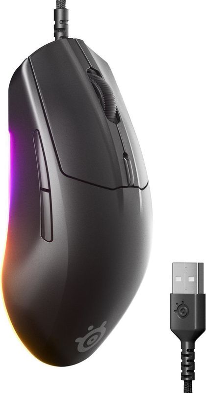 SteelSeries - Rival 3 Gen 2 - Gaming Muis - Kabel - Ergonomisch Ontwerp