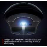 SteelSeries - Rival 3 Wireless Gen 2 - Draadloze Gamingmuis - Zwart - 2.4Ghz & Bluetooth - 18.000 DPI