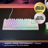 SteelSeries Apex 3 TKL - Wit - RGB Gaming Toetsenbord - FR Azerty - IP32 Waterbestendig