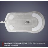 SteelSeries - Rival 3 Gen 2 - Muis - Wit - Bedraad