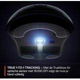 SteelSeries - Rival 3 Wireless Gen 2 - Draadloze Gamingmuis - Aqua - 2.4Ghz & Bluetooth - 18000 DPI