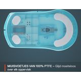 SteelSeries - Rival 3 Wireless Gen 2 - Draadloze Gamingmuis - Aqua - 2.4Ghz & Bluetooth - 18000 DPI