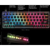 SteelSeries - Apex Pro Mini Gen 3 - Toetsenbord - Zwart - PBT-doppen - US QWERTY