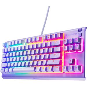 SteelSeries - Apex 3 TKL - Gaming Toetsenbord - Lavender - RGB - IP32 Waterbestendig