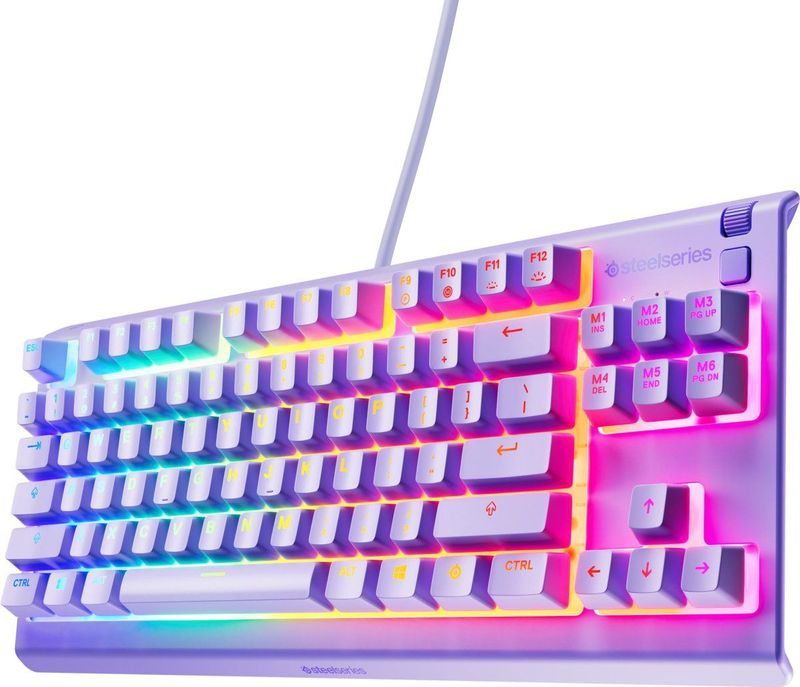 SteelSeries - Apex 3 TKL - Gaming Toetsenbord - Lavender - RGB - IP32 Waterbestendig