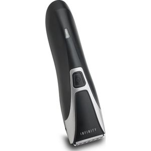Melissa Tondeuse voor mannen - Oplaadbaar Scheerapparaat 3W - Trimmer voor baard of hoofdhaar - 2 afstandskammen (3-6 en 9-12 mm) - 16670084 - Zwart Zilver