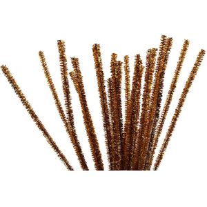 Chenille Goud 30cm, 24st.