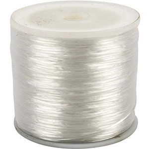 Elastisch draad, dikte 1 mm, plat, 100m