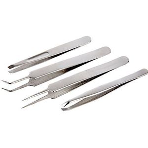 Creativ Company - Pincet Set - 4-delig - 9-12 cm - Precisie