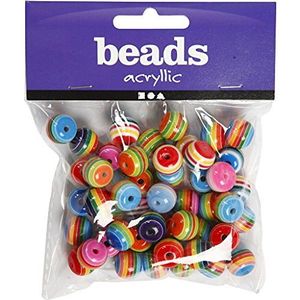 CC Resin Kralen Rond 12 mm Multi Mix 50 stuks