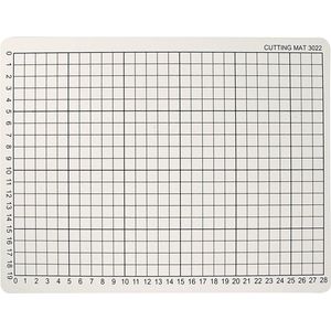 Creotime Snijmat 22x30 Cm Rubber Crème