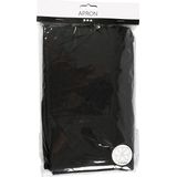 Creativ Company - Kunstenaarsschort - Zwart - Lange Mouwen - Voor Kinderen 7-12 Jaar