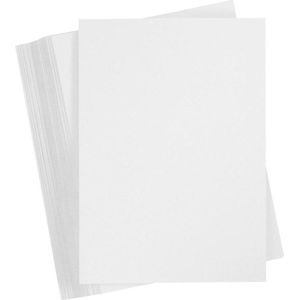 Decoratie Karton, A3, 297x420 mm, 250 gr, Sneeuwwit, 100 Vel
