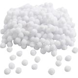 Creativ 100263 Pom Poms, Diameter - 10mm, wit, 450 stuks