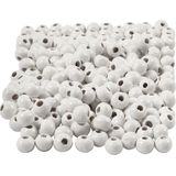 CC - Houten Kralen - Wit - 5 mm - 150 Stuks