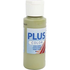 Acrylverf – Groene Verf – Acrylaatverf – Acrylic paint – Hobbyverf – Sneldrogende Verf – Dekkende Verf – Waterbasis Verf – Hoogwaardige Decoratie Verf – Eucalyptus Groen – Plus Color Verf – 60ml