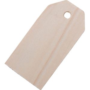 Houten Labels, 10st.
