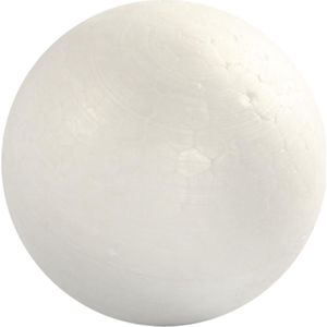 Creotime Styropor-model Ballen 6 Cm Wit 5 Stuks
