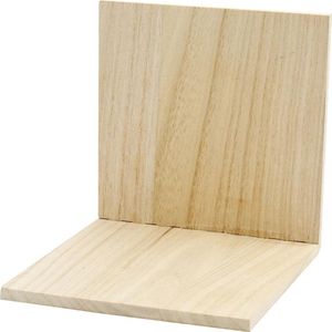 Boekensteun Creotime Hout 15x15x15cm