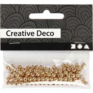 Creotime Kralen Creative Deco 150 Stuks Goud 4 Mm