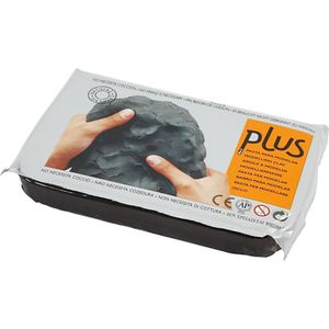 Creativ Company Self-Hardening Clay, black, 1000g/ 1 pack