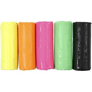 Soft Ton, gesorteerd, H 9,5 cm, D 10 cm, neonkleuren, 400 g