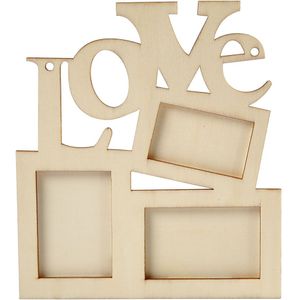 Creativ Company Photo Frame Love Wood